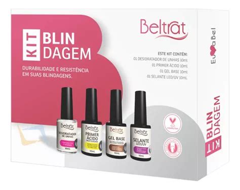 Kit Blindagem Beltrat Desidrat Primer Gel Base Selante