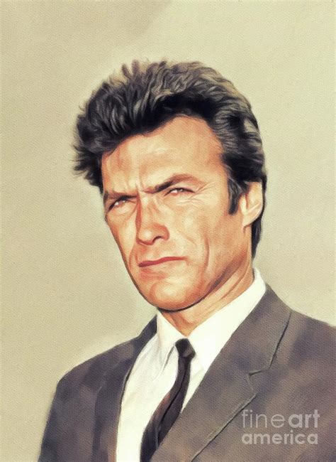 Clint Eastwood Hollywood Legend 4 Painting By Esoterica Art Agency