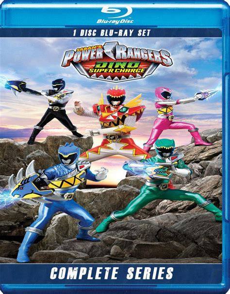 The Power Rangers Complete Series On Blu Ray With An Image Of Four