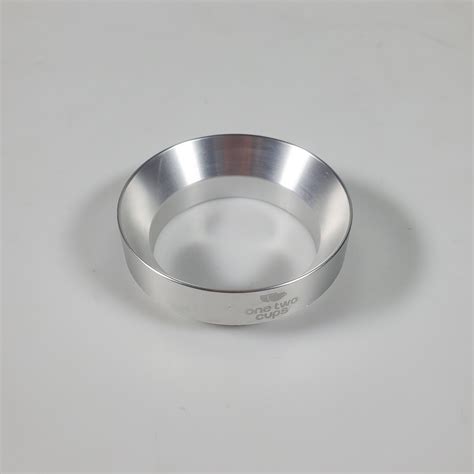 One Two Cups Dosing Ring Portafilter Espresso Machine Stainless Steel