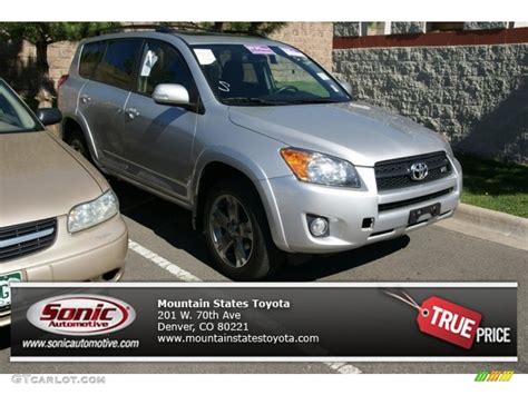 2010 Classic Silver Metallic Toyota Rav4 Sport V6 4wd 81684697 Photo