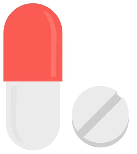 Red And White Pills Capsules Png Clipart Best Web Clipart Clip Art