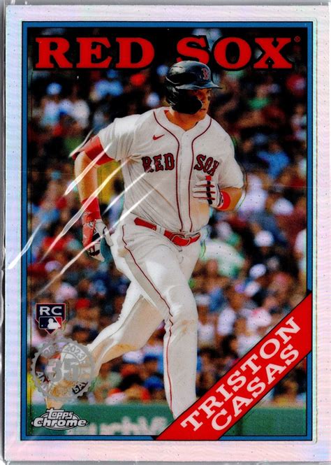 Topps Chrome Triston Casas Th Anniversary Refractor Rookie Rc