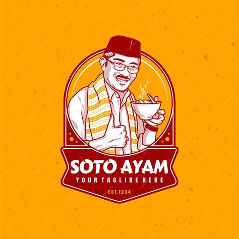 Premium Vector Soto Ayam Logo Vector Icon Illustration Premium Vector