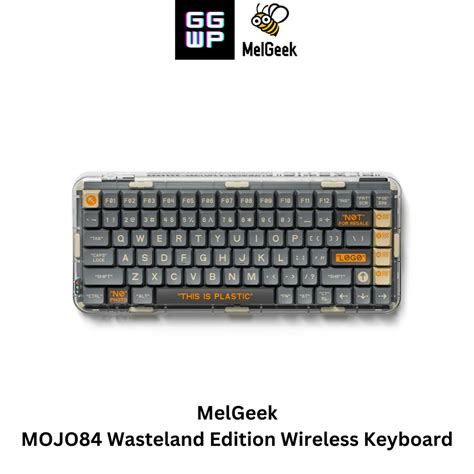 Melgeek Mojo Wasteland Custom Programmable Hot Swappable Wireless Transparent Mechanical