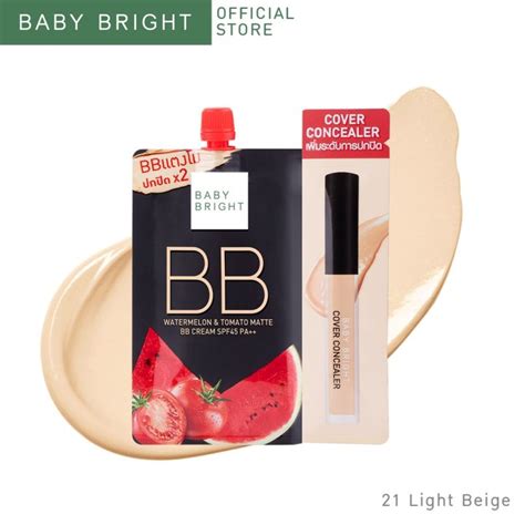 Baby Bright Watermelon Tomato Matte Bb Cream Spf Pa G Sachet