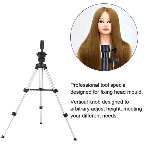 Buy Mannequin Head Stand Wig Stand Tripod Wig Stand Steel Mannequin