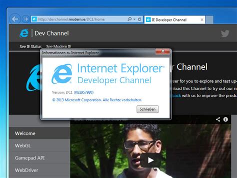 Internet Explorer Developer Channel Für Windows 7 64 Bit Download