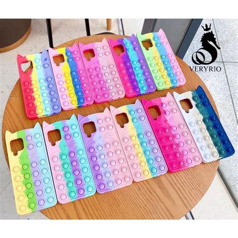 Capa Flex Vel Pop It De Tpu Anti Impacto Bolha Para Celular Redmi