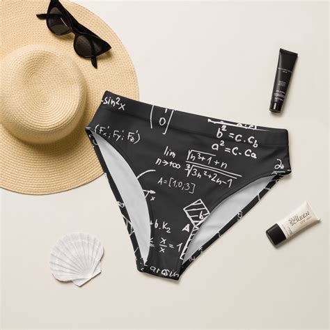 Math High Waisted Bikini Maths Equation Bikini Two Piece Etsy