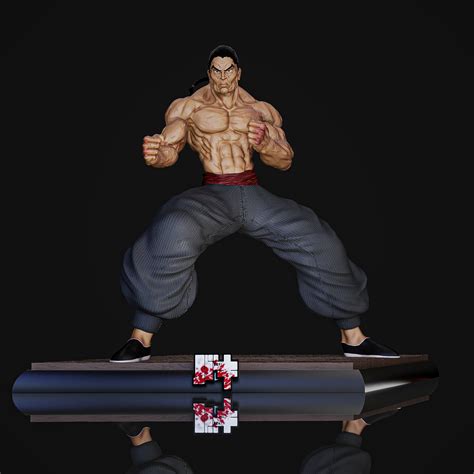 STL file Kaioh Retsu - Baki 👾 ・3D printable design to download・Cults