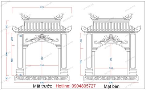 Cách làm bàn thờ thiên ngoài trời đẹp nhất