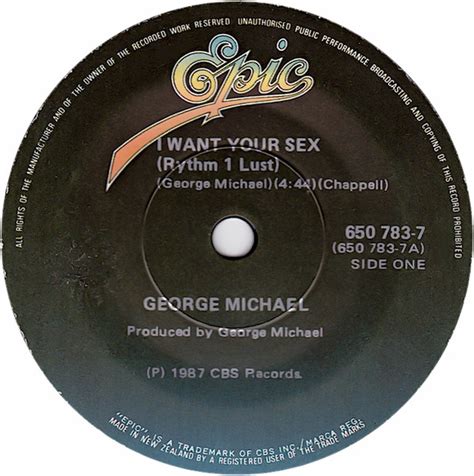 George Michael I Want Your Sex Vinyl Discogs