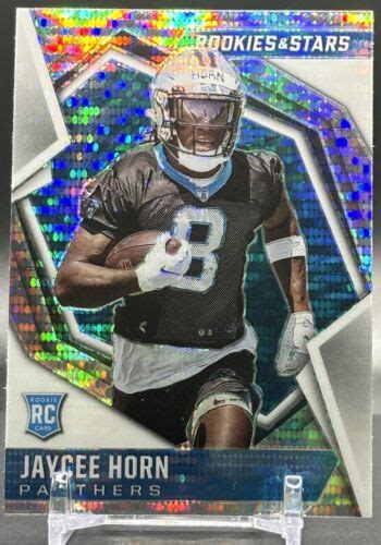 Panini Rookies Stars Jaycee Horn Carolina Panthers Silver