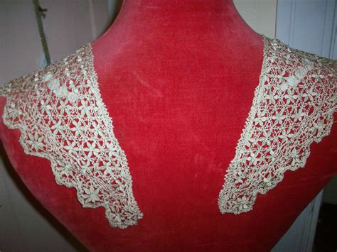 Breathtaking Collar 1800s Antique Lace Maltese Lace Ivory Etsy