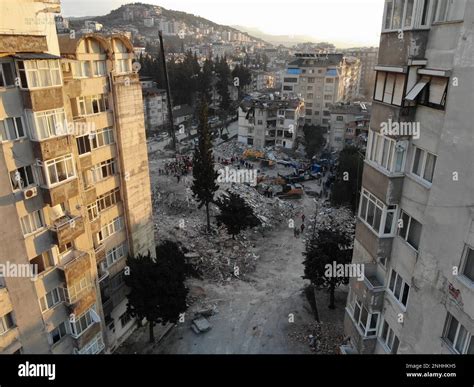 Antakya Hatay Turqu A Drone Footage Th De Febrero De