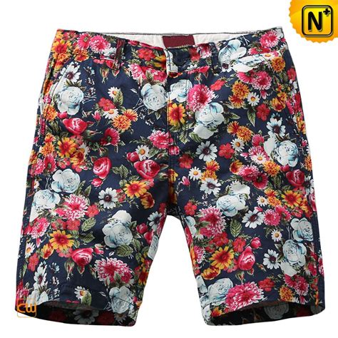 Mens Floral Printed Bermuda Shorts Cw140465