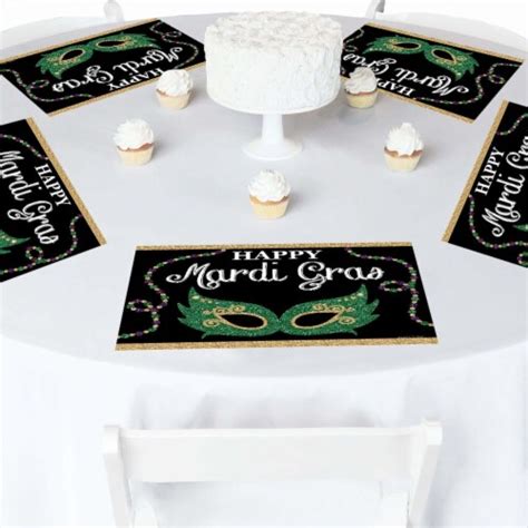 Big Dot Of Happiness Mardi Gras Party Table Decor Masquerade Party