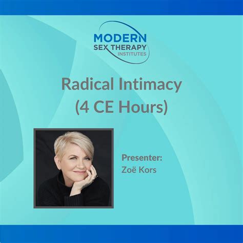 Radical Intimacy Modern Sex Therapy Institutes