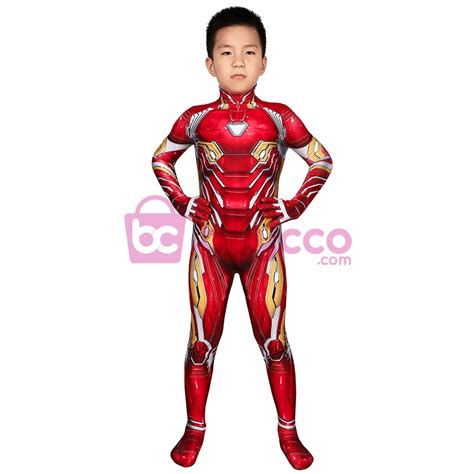 Kids Iron-man Spandex Cosplay Suit 3D Printing Cosplay Costume