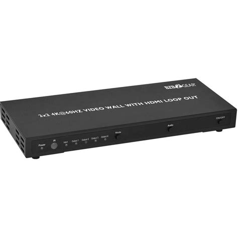 BZB Gear 2X2 4K 60Hz HDMI Video Wall Controller GTR Direct