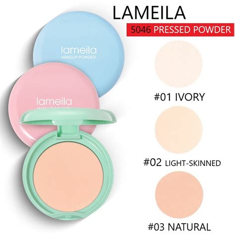 Jual Lameila Pressed Powder Bedak Padat Kontrol Minyak Dan Tahan