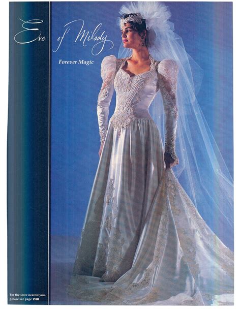 1986 1980s Wedding Dress Retro Wedding Dresses Bridal Gowns Vintage