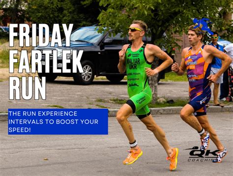 Friday Fartlek Run The Run Experience Intervals To Boost Your Speed