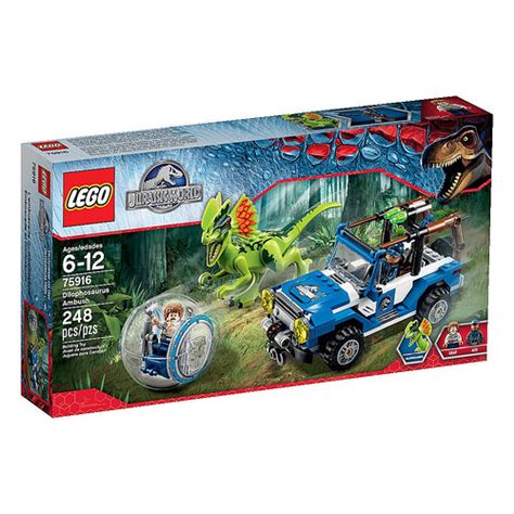Лего Динозавры Jurassic World 75916 Засада на Дилофозавра инструкция ...