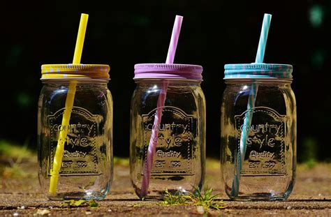 Drinking Glasses Summer Coloured - Free photo on Pixabay - Pixabay