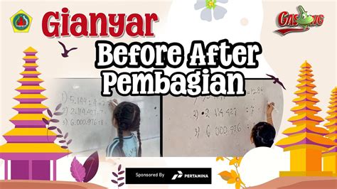 Pelatihan Gianyar Before After Pembagian Youtube