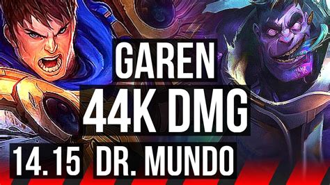 Garen Vs Dr Mundo Top K Dmg Legendary Games Euw