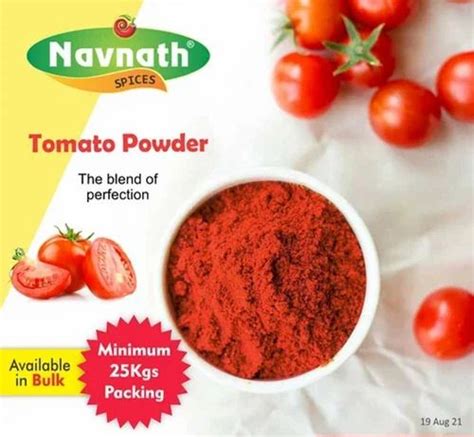 Red 25kg Navnath Tomato Powder Packaging Type HDPE BAG At Rs 160