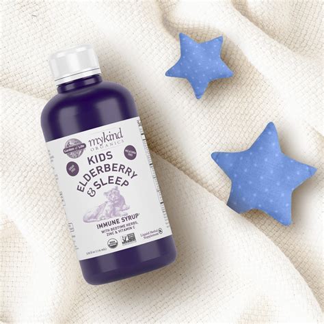 Kids Elderberry And Sleep Immune Syrup Garden Of Life