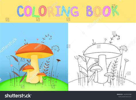 Children Coloring Book Cartoon Animals Stock Vector (Royalty Free ...