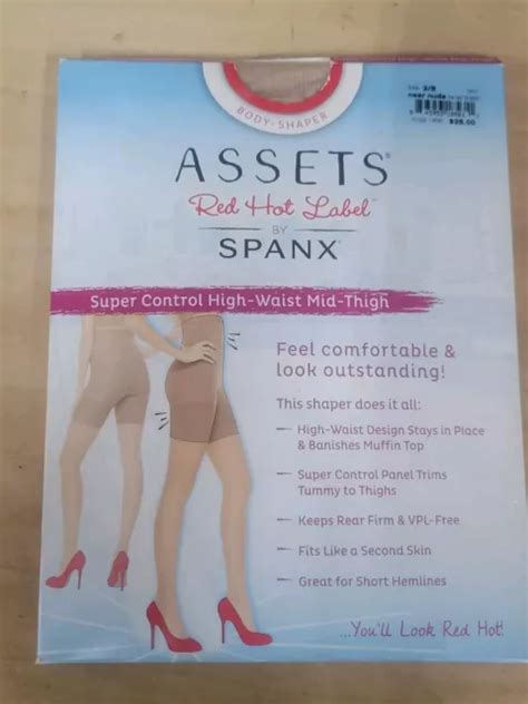 ASSETS RED HOT Label By Spanx Super Control High Waist Mid Thigh Shaper 11 93 PicClick UK