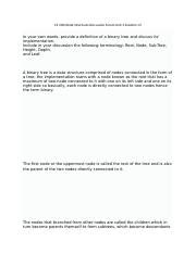 Cs Data Structures Discussion Forum Unit Solution Docx Cs