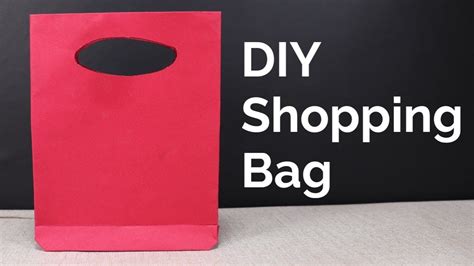 Easy And Simple Paper Shopping Bag How To Make Handmade Paper