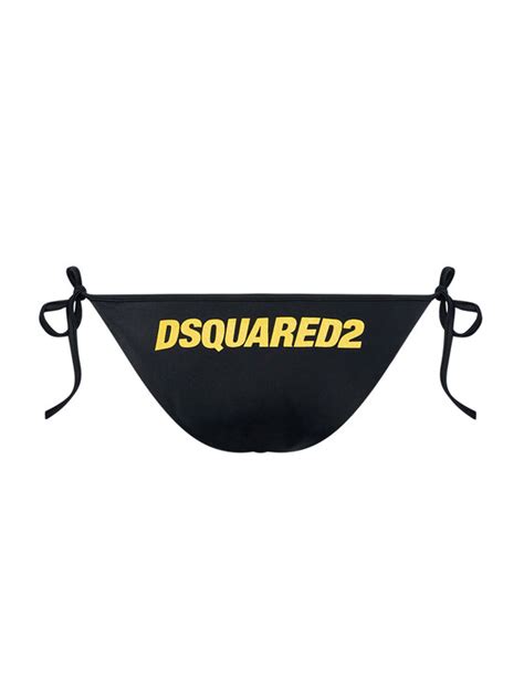 Dsquared Underwear Bikini Unterteil D B Schwarz Modivo De