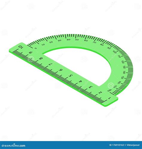 Protractor Ruler Cartoon Vector CartoonDealer 6531805