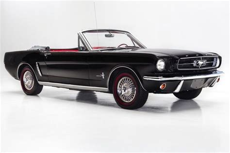 Striking 1965 Ford Mustang 289 Convertible In Raven Black