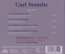 Carl Stamitz Sinfonie concertante in C D für Violine Viola Orchester