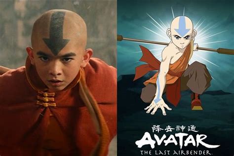 Karakter Avatar The Last Airbender Animasi Vs Live Action