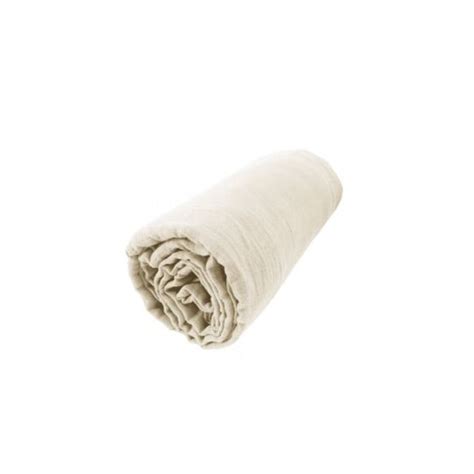 Drap Housse Gaze De Coton 200 X 200 Cm Gaia Beige à Prix Carrefour