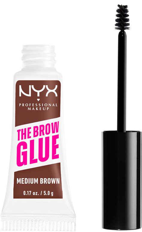 Nyx Professional Makeup The Brow Glue Klej Do Brwi Medium Brown 5 G Drogeria Rossmannpl