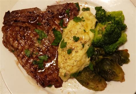 Pin By Guapaholic King On My Saves Garlic Mashed Potatoes T Bone