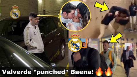 Watch Federico Valverde Punching Alex Baena Video Car Park Viral