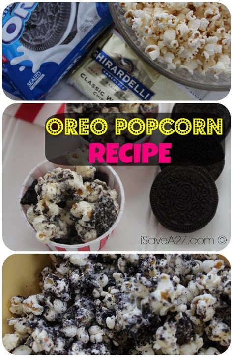 Oreo Popcorn Recipe - iSaveA2Z.com