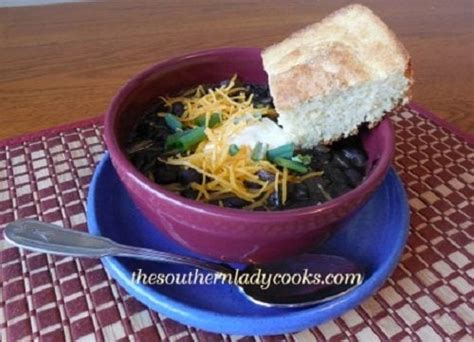 Black Bean Soup-Crock Pot Recipe-The Southern Lady Cooks