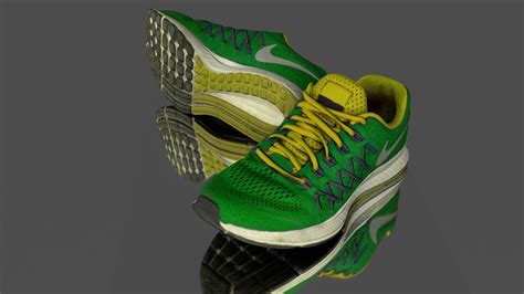 3d Model Sneaker Shoes Vr Ar Low Poly Cgtrader